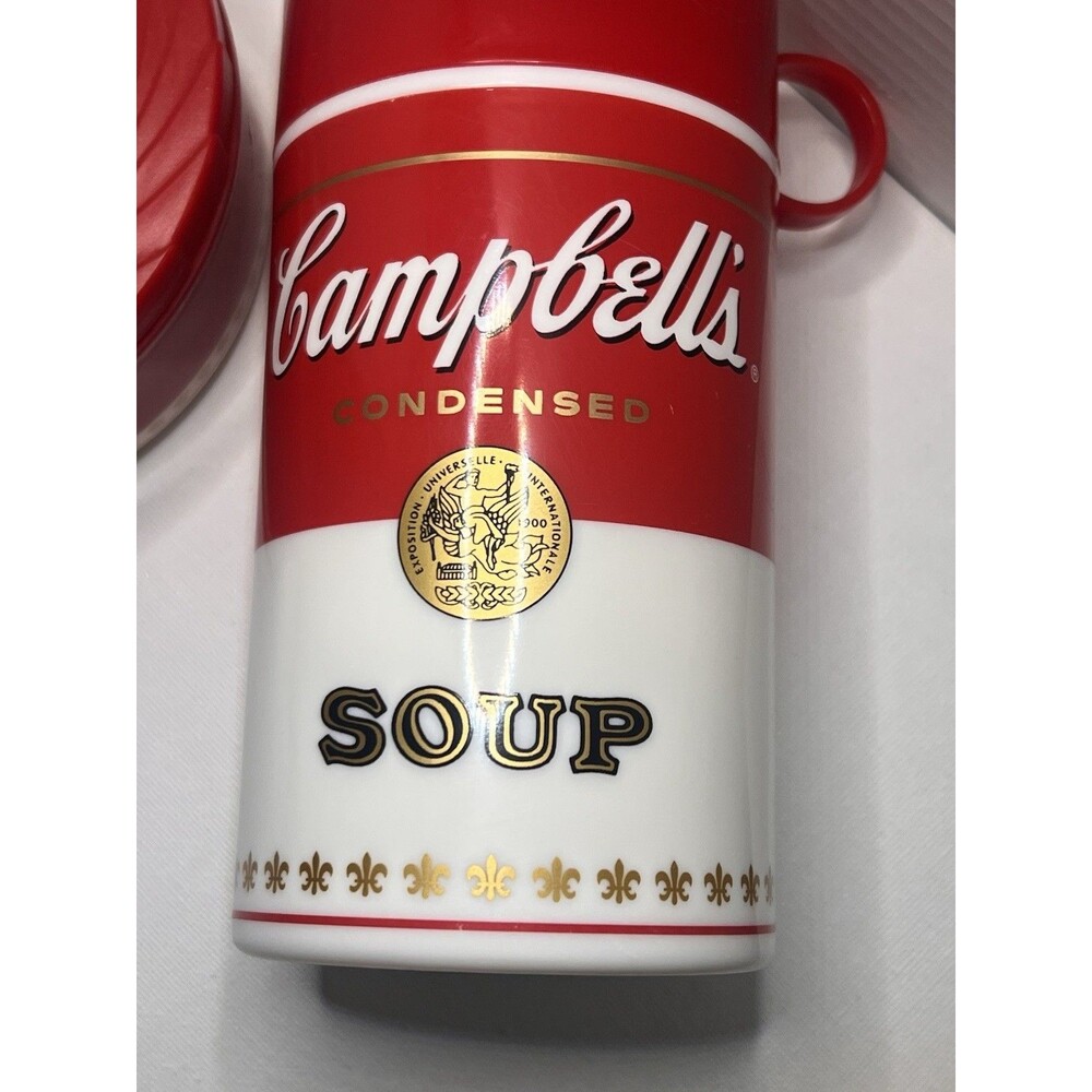 Vintage Campbell Soup Travel Bowl And Thermo
